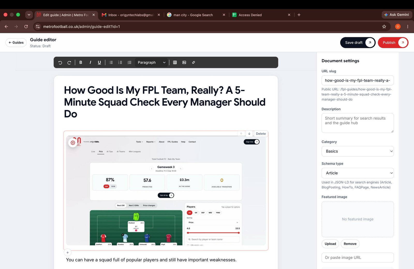 How Good Is My FPL Team, Really? A 5-Minute Squad Check Every Manager Should Do